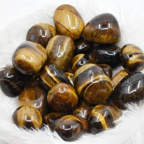 Tiger Eye Tumble (Protection and Courage) Set of 3 Pc