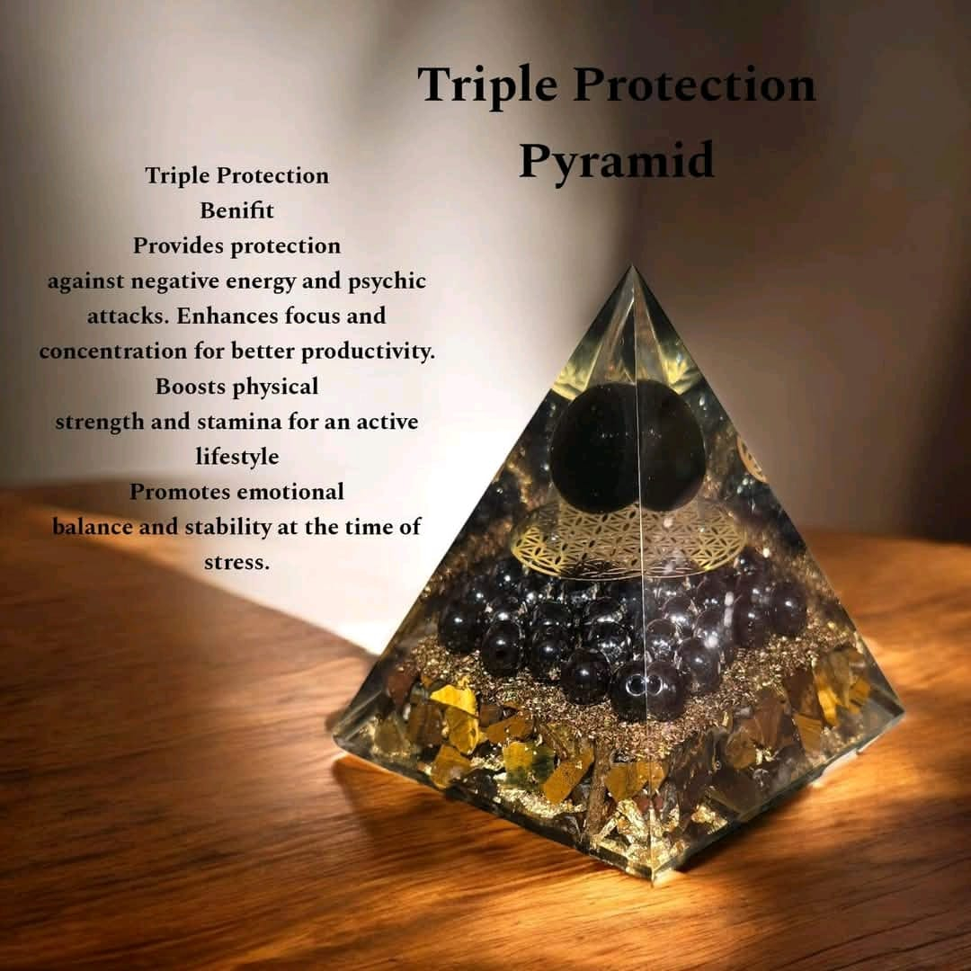 Triple Protection Orgone Pyramid