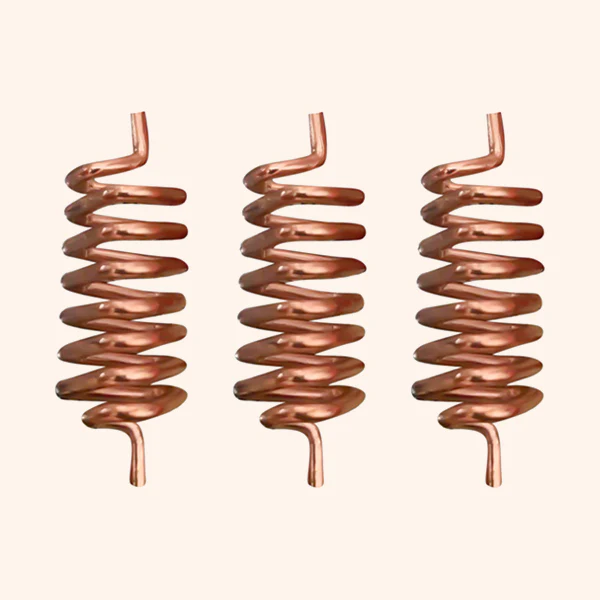 COPPER ANTI CLOCKWISE SPRING SET 3