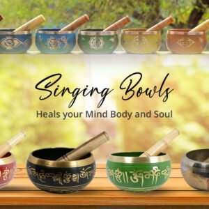 7 Chakra Singing Bowl For healing & Relaxation your Mind, Body and Soul -Set of 7