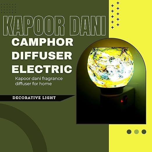 Ceramic Aroma Diffuser | Kapoor Dani with Night Lamp- Multi Functional - Image 6