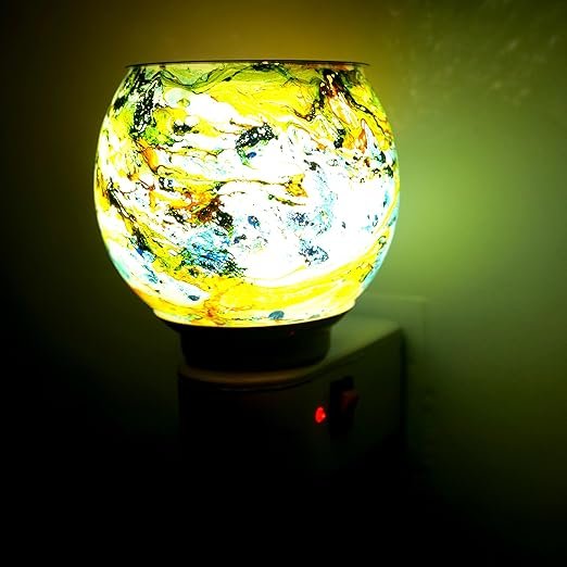 Ceramic Aroma Diffuser | Kapoor Dani with Night Lamp- Multi Functional