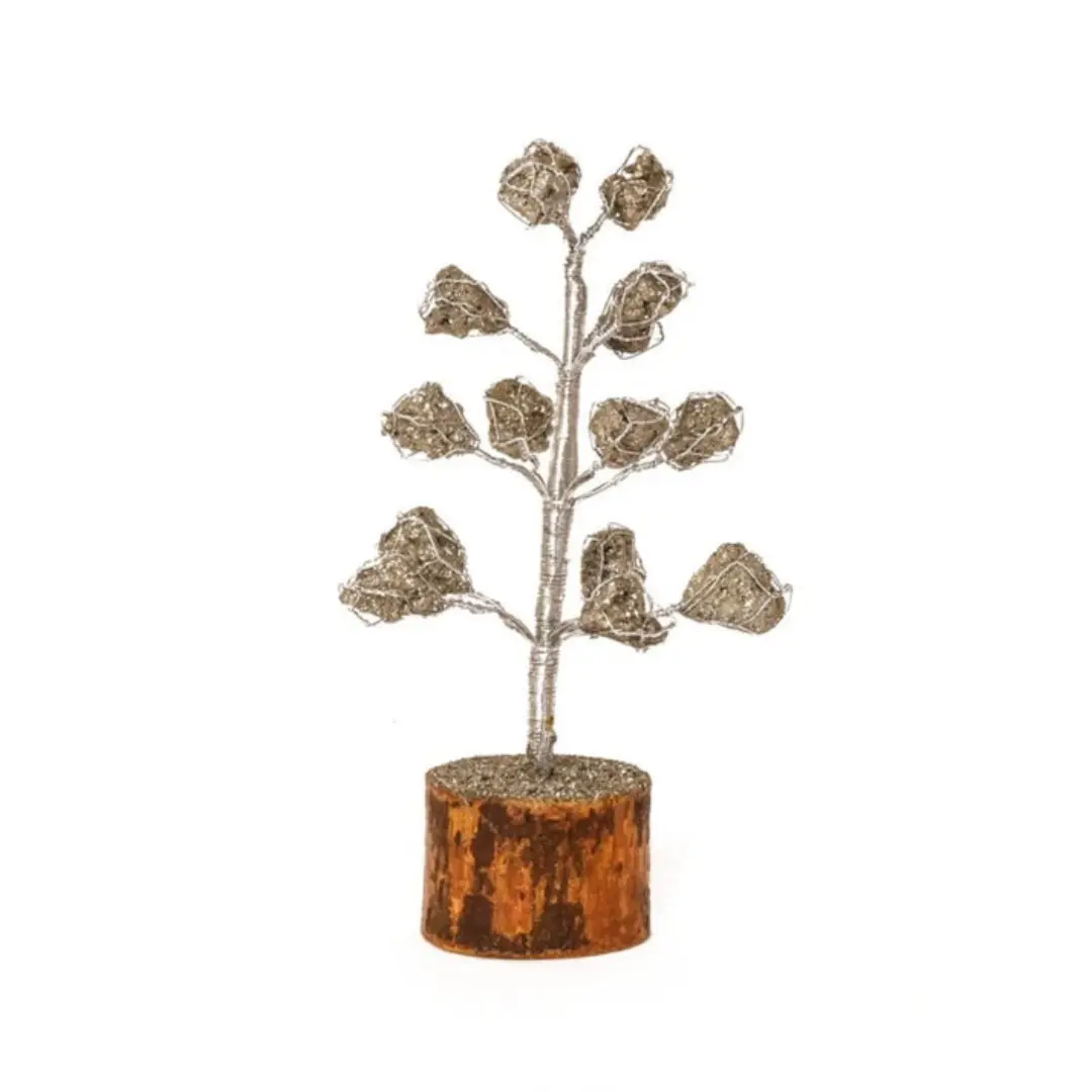 Pyrite Crystal Tree for Money