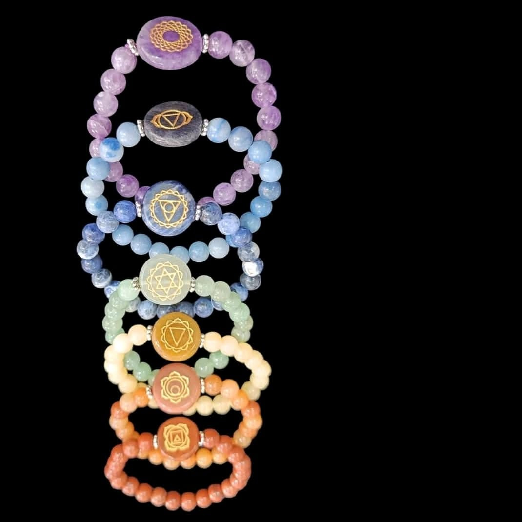 7 Chakras Bracelet Set