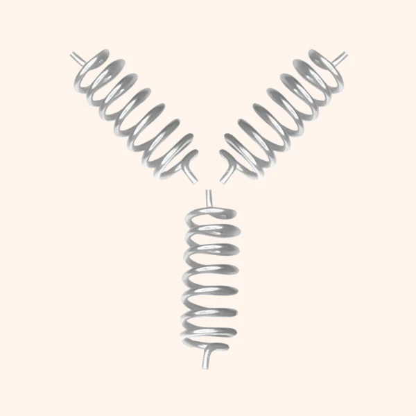 STAINLESS STEEL ANTI CLOCKWISE SPRING SET 3
