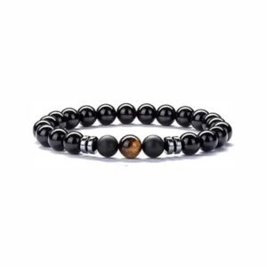 Hematite With Tiger Eye Bracelet For Health & Wealth