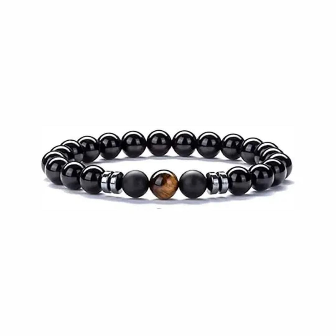 Hematite With Tiger Eye Bracelet For Health & Wealth